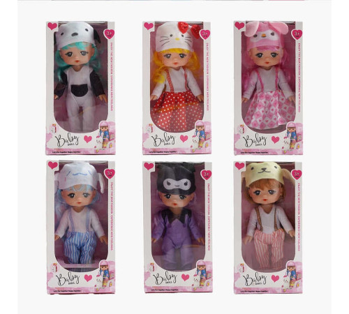 Лялька XD 62 A (120/2) висота - 27 см, музичний чіп, пісня англійською мовою, знімний одяг, знімне взуття, рухомі елементи, в коробці, ВИДАЄТЬСЯ МІКС ВИДІВ – в наличии! Купите сейчас у KAZKOVA