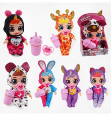 Лялька 214 (144/2) 6 видів, в коробці, гумова, висота 20 см, говорить, сміється, плаче, знімний одяг, рухливі кінцівки, пляшечка, пустушка, ВИДАЄТЬСЯ ТІЛЬКИ МІКС ВИДІВ