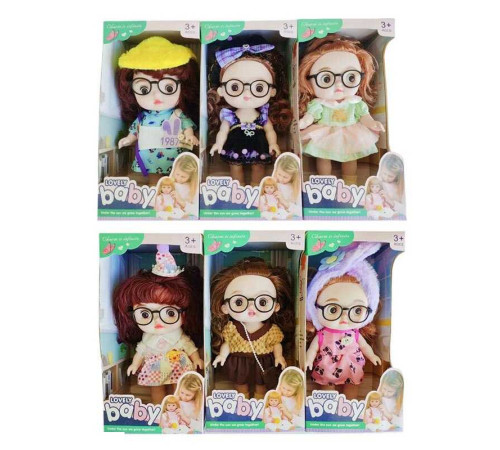 Лялька ZS 12 B (72) висота - 27 см, вінілова, рухомі кінцівки, знімний одяг, окуляри, в коробці, ВИДАЄТЬСЯ ТІЛЬКИ МІКС ВИДІВ – в наличии! Купите сейчас у KAZKOVA