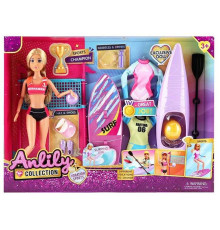 Лялька 616282 (18) висота 30 см, знімний одяг, шарнірні суглоби, змінний одяг, аксесуари, в коробці