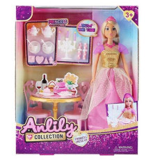 Лялька 616338 (12) висота 30 см, знімний одяг, аксесуари, стіл та стільці, в коробці