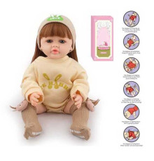 Лялька AFD 8866-35 S (12) висота: 52 см, функціональна, гумова, звуки, прошите волосся, аксесуари, в коробці
