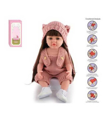 Лялька AFD 8866-6 S (12) висота: 52 см, функціональна, гумова, звуки, прошите волосся, аксесуари, в коробці