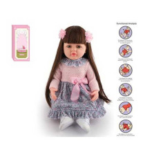 Лялька AFD 8866-16 S (12) висота: 52 см, функціональна, гумова, звуки, прошите волосся, аксесуари, в коробці