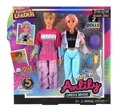 Набір ляльок 616809 (24) 2 ляльки, висота: 30 см, знімний одяг та взуття, аксесуари, в коробці – в наличии! Купите сейчас у KAZKOVA