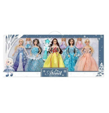 Набір ляльок WX 162-3 (18/2) 5 ляльок, 3 пупсики, у коробці