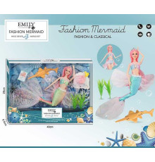 Лялька QJ 137 C (36/2) "Русалонька", висота 30 см, фігурка морського мешканця, у коробці