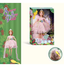 Лялька SK 054 B (72/2) висота 30 см, діадема, щітка для волосся, в коробці