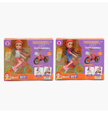 Лялька 53860 (96/2) 2 види, висота 15 см, іграшка-конструктор, в коробці