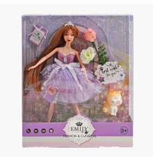 Лялька QJ 118 C (48/2) висота 30 см, вихованець, квіти, в коробці