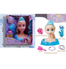 Манекен для зачісок 2801 Штрих = 35394 (48/2) аксесуари, гребінець, в коробці