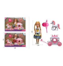 Лялька L 5-18 (96/2) 2 види, 14 см, аксесуари, в коробці