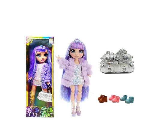 Лялька TK 2304 (24/2) висота 57см, рухливі кінцівки та голова, знімний одяг та взуття, сумочка, в коробці