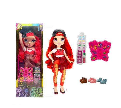 Лялька TK 2338 (24/2) висота 57см, рухливі кінцівки та голова, знімний одяг та взуття, накладні нігті, лак, розділювач для пальців, бальзам для губ, в коробці