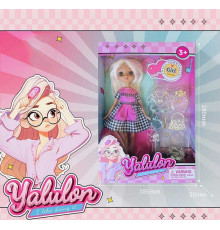 Лялька YL 611-12 (96/2) висота: 24 см, імітація скляних очей, аксесуари, взуття, в коробці