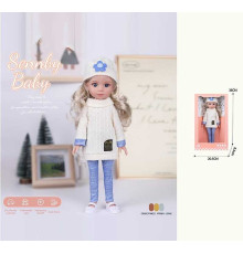 Лялька MN 3311 (48) висота: 34 см, імітація скляних очей, взуття, в коробці