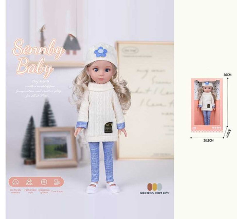 Лялька MN 3311 (48) висота: 34 см, імітація скляних очей, взуття, в коробці – в наличии! Купите сейчас у KAZKOVA