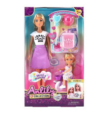 Набір ляльок 616019 (36) 2 ляльки, рухомі кінцівки, шарнірні суглоби, аксесуари, велосипед, знімний одяг, в коробці