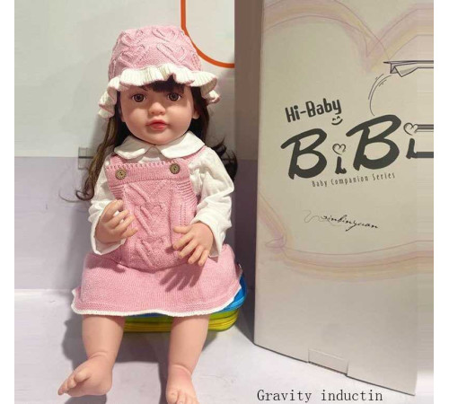 Лялька XBY 6602 (12) звуки, висота 52 см, гумова, пляшечка, памперс, соска, шапочка, шкарпетки, в коробці – в наличии! Купите сейчас у KAZKOVA