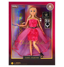 Лялька 616533 (24) висота 30 см, шарнірні суглоби, знімний одяг та взуття, 2 кольє, 2 пари сережок, в коробці