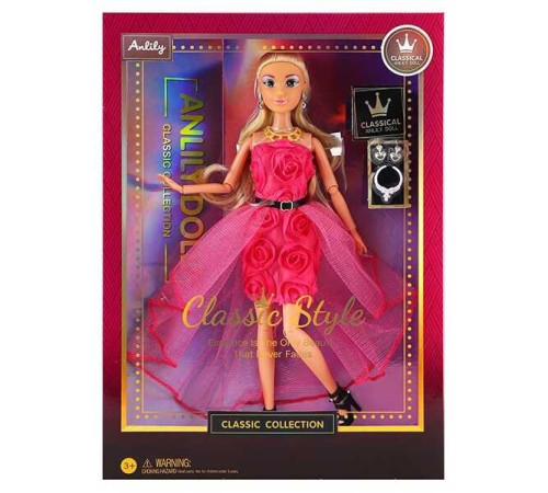 Лялька 616533 (24) висота 30 см, шарнірні суглоби, знімний одяг та взуття, 2 кольє, 2 пари сережок, в коробці – в наличии! Купите сейчас у KAZKOVA