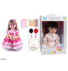 Інтерактивна лялька TK 4140-08 (9) "WToys", ОЗВУЧУВАННЯ УКРАЇНСЬКОЮ МОВОЮ, висота 55 см, пульт, на батарейках, аксесуари, рухає кінцівками, казки, пісні, віршики, скоромовки, відповідає на запитання, звуки тварин, мелодії, повторюшка, в коробці