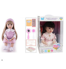 Інтерактивна лялька TK 1290-87 (9) "WToys", ОЗВУЧ. УКР. МОВОЮ, пульт, казки, пісні, відповідає на запитання, мелодії, повторюшка,в коробці