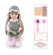 Інтерактивна лялька TK 8044-43 (9) "WToys", ОЗВУЧУВАННЯ УКРАЇНСЬКОЮ МОВОЮ, висота 55 см, пульт, на батарейках, аксесуари, рухає кінцівками, казки, пісні, віршики, скоромовки, відповідає на запитання, звуки тварин, мелодії, повторюшка, в коробці