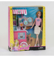 Лялька 7732 С2 (48/2) "Магазин на колесах", акессуаров, улюбленець, в коробці