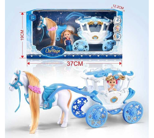 Карета з лялькою 686-816 (24/2) в коробці