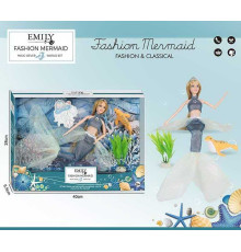 Лялька QJ 137 D (36/2) "Русалонька", висота 30 см, фігурка морського мешканця, у коробці