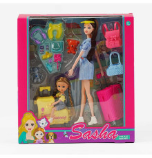 Набір ляльок 51814 (30/2) висота 29 см, 2 ляльки, валізи, аксесуари, в коробці