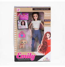 Лялька QJ 062 A (48/2) 30 см, знімне взуття, аксесуари, улюбленець, в коробці