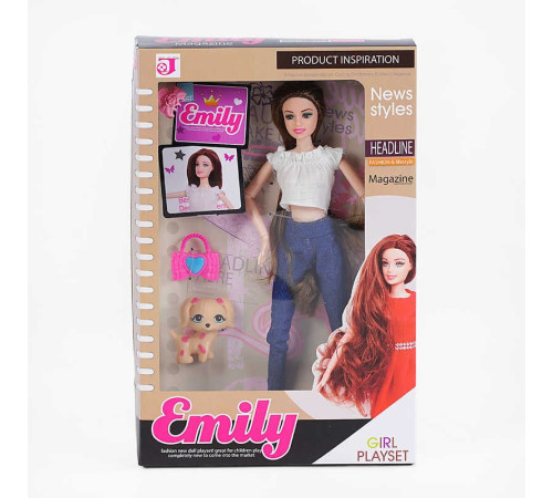 Лялька QJ 062 A (48/2) 30 см, знімне взуття, аксесуари, улюбленець, в коробці – в наличии! Купите сейчас у KAZKOVA