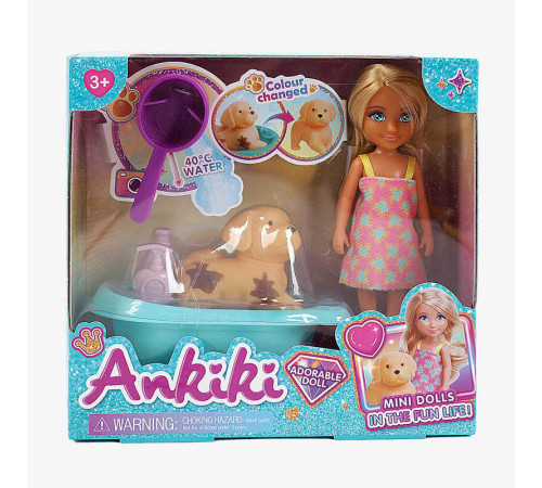 Лялька з аксесуарами 606012 (48) висота ляльки 13.5 см, песик, аксесуари, в коробці – в наличии! Купите сейчас у KAZKOVA