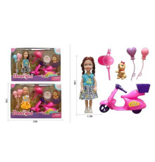 Лялька L 5-19 (96/2) 2 види, 14 см, аксесуари, в коробці