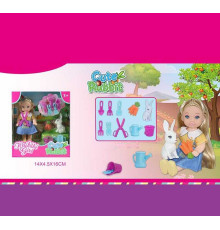 Лялька WG 602 (240/2) улюбленець, розмір ляльки 11.5 см, морква, аксесуари для садівництва, в коробці