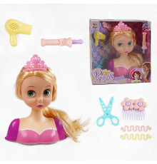 Манекен для зачісок LK 1713 (48/2) гребінець, аксесуари, в коробці