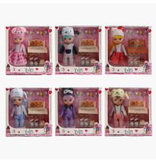 Лялька XD 63 D (60/2) висота - 27 см, музичний чіп, пісня англійською мовою, аксесуари, знімний одяг, знімне взуття, рухомі елементи, в коробці, ВИДАЄТЬСЯ МІКС ВИДІВ