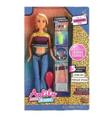 Лялька 616081 E (48) висота 30 см, шарнірні суглоби, прошите волосся, аксесуари, знімний одяг, в коробці