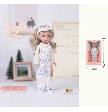 Лялька MN 3312 (48) висота: 34 см, імітація скляних очей, взуття, в коробці