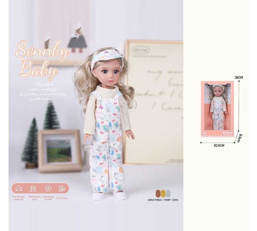 Лялька MN 3312 (48) висота: 34 см, імітація скляних очей, взуття, в коробці – в наличии! Купите сейчас у KAZKOVA