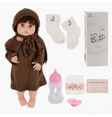 Лялька XBY 6604 (12) звуки, висота 52 см, гумова, пляшечка, памперс, соска, в коробці