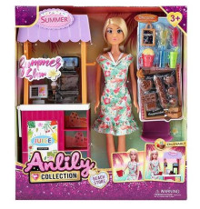 Лялька 616159 (24) висота 30 см, знімний одяг, аксесуари, рухомі кінцівки, магазинчик, в коробці