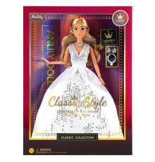 Лялька 616535 (24) висота 30 см, шарнірні суглоби, знімний одяг та взуття, 2 кольє, 2 пари сережок, в коробці