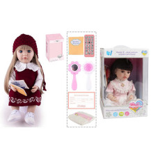 Інтерактивна лялька TK 1187-34 (9) "WToys", ОЗВУЧУВАННЯ УКРАЇНСЬКОЮ МОВОЮ, висота 55 см, пульт, на батарейках, аксесуари, рухає кінцівками, казки, пісні, віршики, скоромовки, відповідає на запитання, звуки тварин, мелодії, повторюшка, в коробці