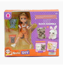 Лялька 53862 (96/2) висота 15 см, іграшка-конструктор, в коробці