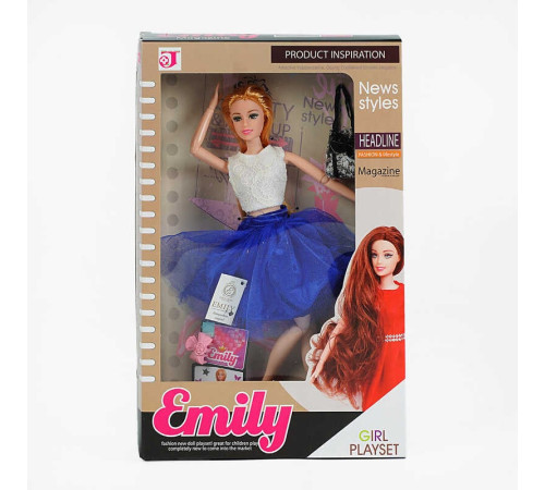 Лялька QJ 062 C (48/2) 30 см, знімне взуття, аксесуари, в коробці