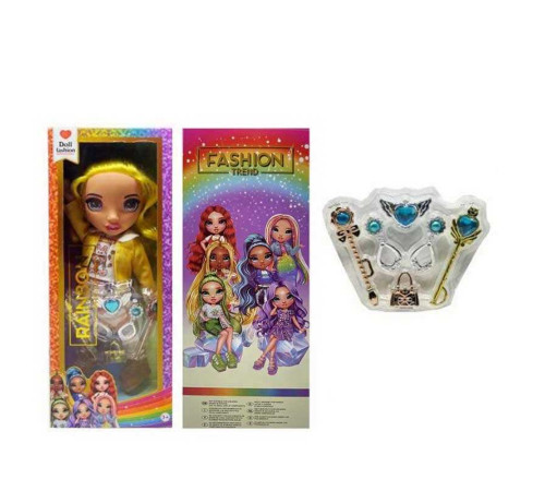 Лялька TK 2033 (72/2) висота 32см, пісня англійською, знімний одяг та взуття, 2 чарівні палички, сумочка, пара сережок, в коробці