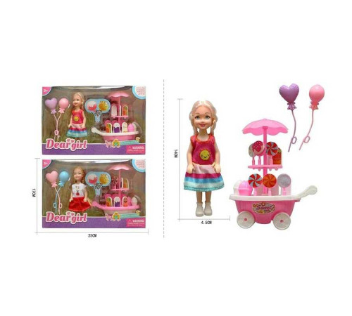 Лялька L 5-20 (96/2) 2 види, 14 см, аксесуари, в коробці